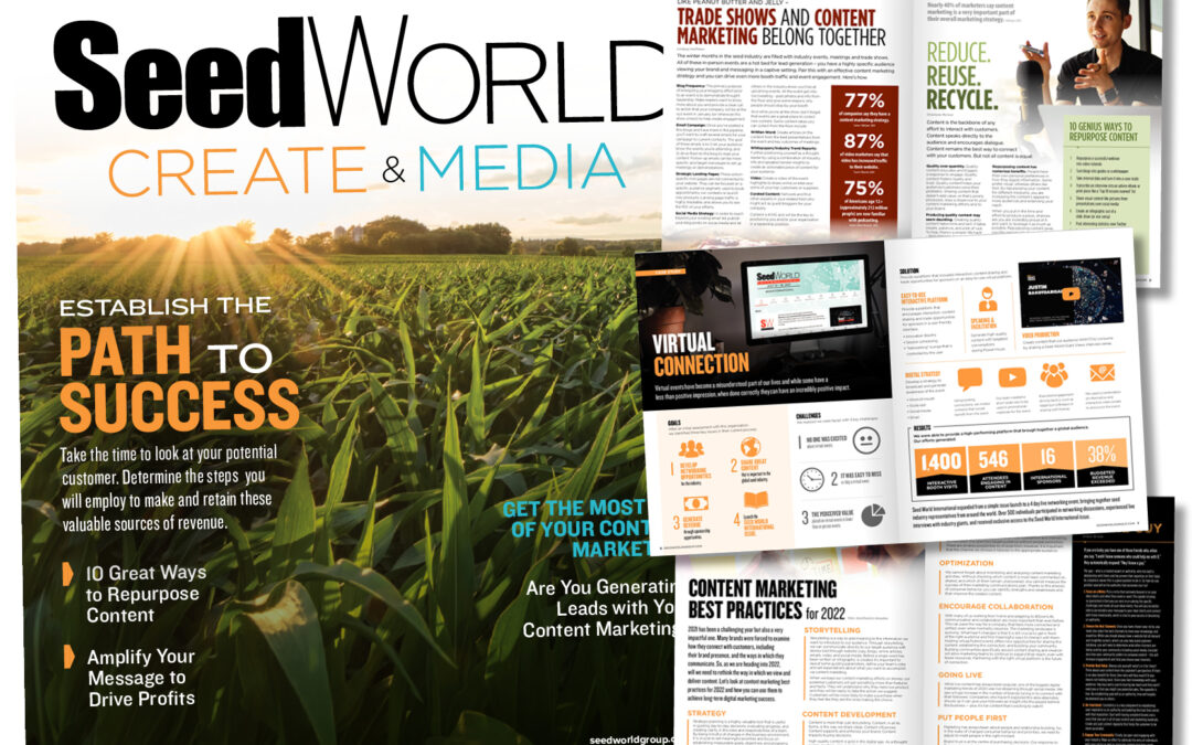 Read our first issue of Seed World CREATE & MEDIA